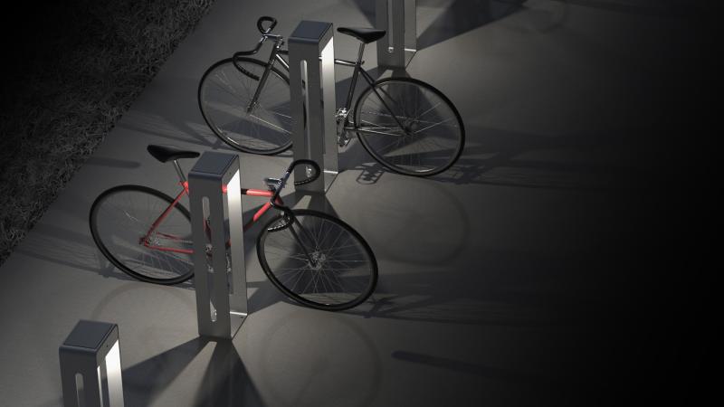 Meteor Solar Bike Rack