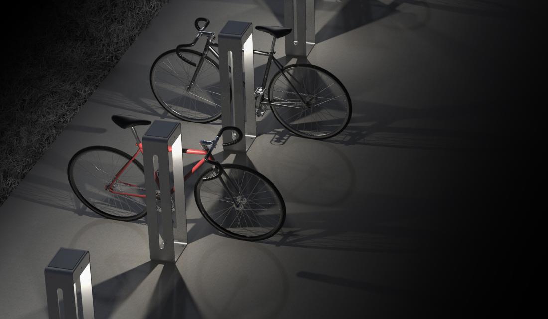 Meteor Solar Bike Rack
